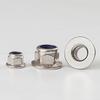 304/316 Edelstahl Anti-Rutsch Nylon/Metall Selbstsichernde Flanschmutter
