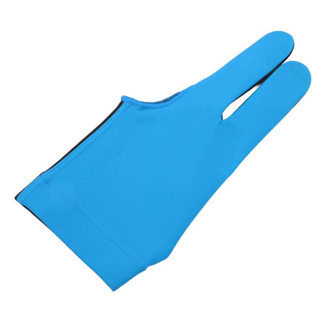 Left Hand Billiard Gloves Polyurethane Fiber Average Size Three Fingers Billiard Gloves for Billiard Shooters