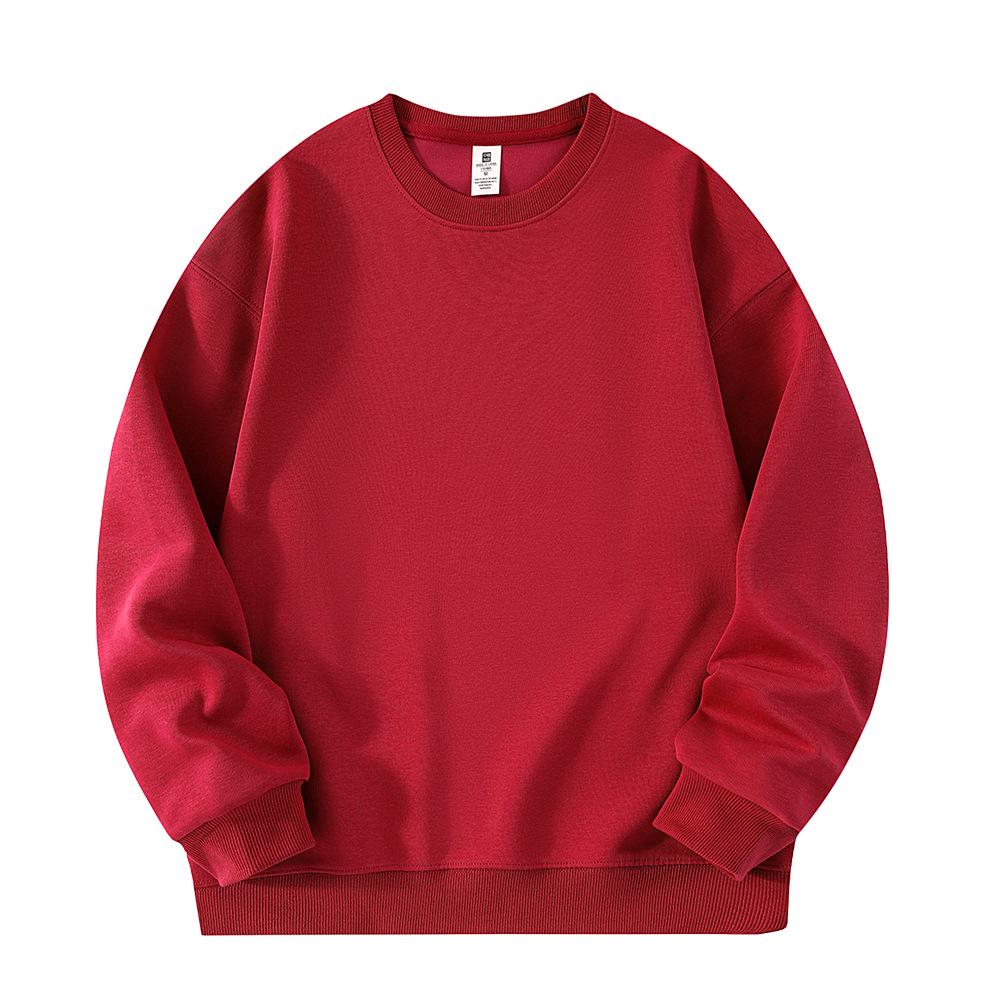 Felpa da uomo con scollo rotondo, stampa logo, manica lunga - Trendy, Personalizzabile, Sensazione di alta qualità