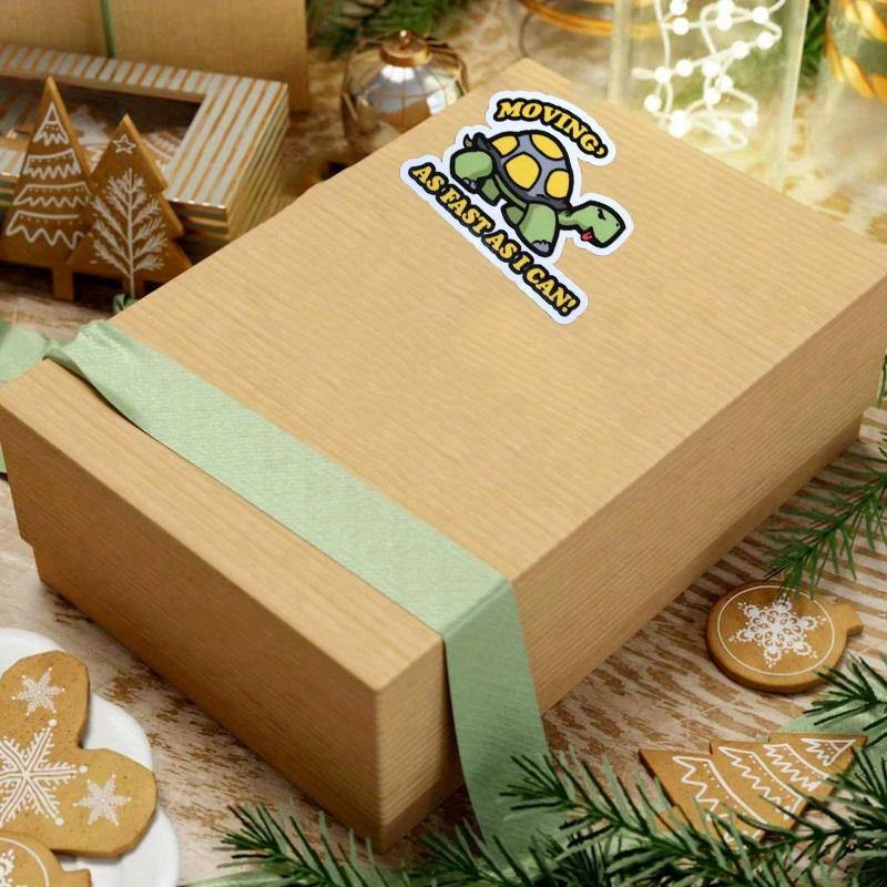 Funny tortoise sticker Durable for Laptop, Car, Luggage, Skateboard & More - Perfect for Teens, Adults, Creative Decor & Gifting
