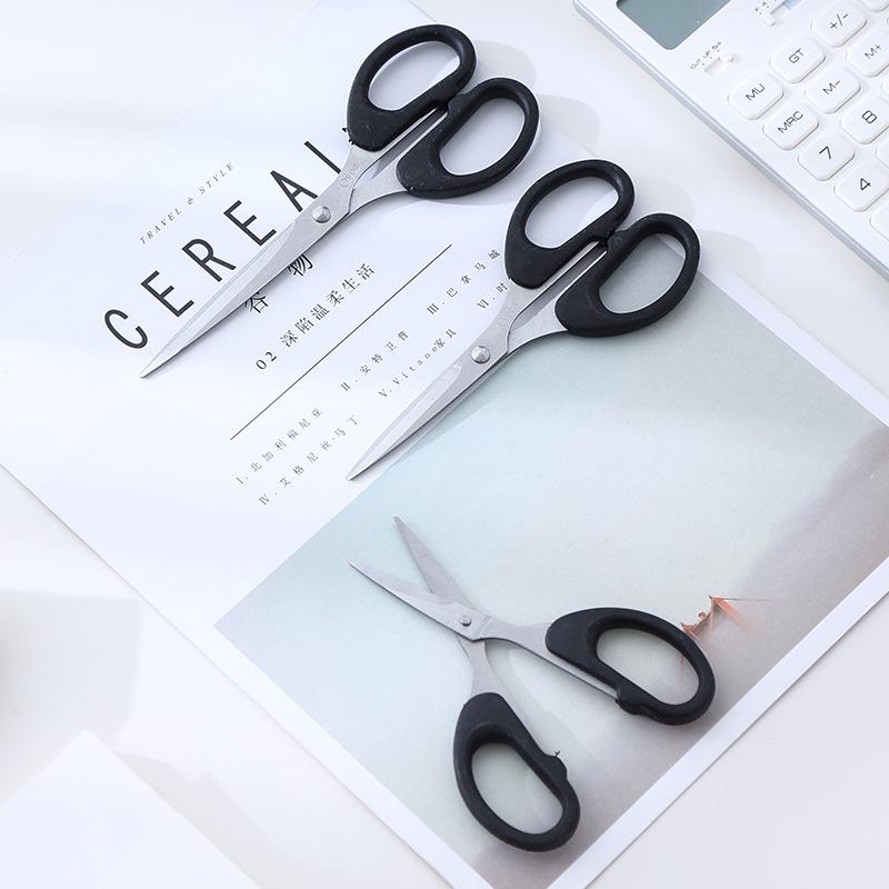 Portable Stainless Steel Scissors for Office, Household, Children's Crafts, and Kitchen Use
