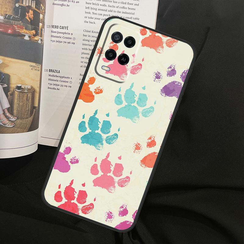 Dog Friends Cat Pet Paws For Oppo A80 A60 A40 A94 A54 A98 A78 A18 A38 A58 A16 A76 A96 A17 A77 A74 A57S A15 Phone Case