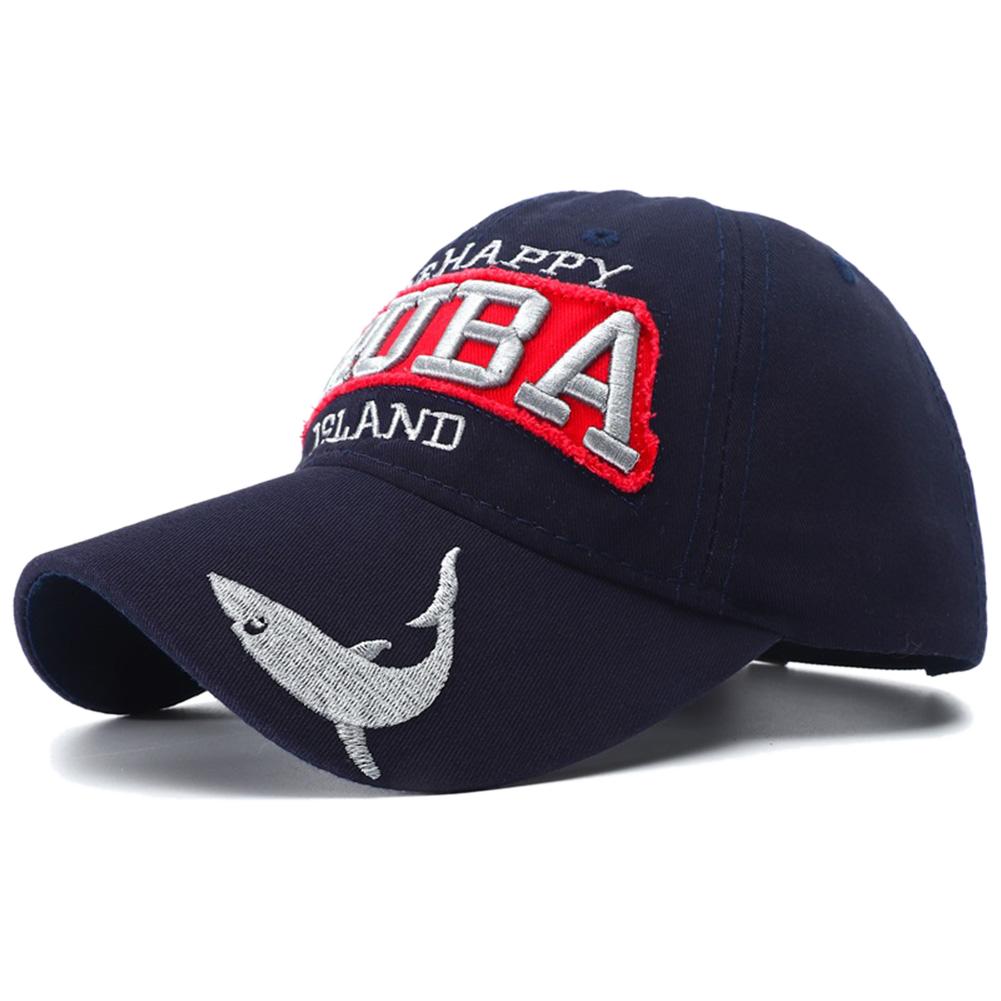 New Fashion Aruba Shark Embroidery Baseball Cap Snapback Hat Adjustable Hip Hop Sun Visor Hats For Women Men Gorras