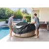 Couverture thermique - intex - purespa rond - 6 places - evite la déperdition de chaleur