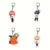 Chainsaw Man Acrylic Keychain Double Sided Printing Cartoon Character Bag Pendant