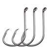 Free Samples High Carbon Steel Barbed Fishing Hook Saltwater Octopus Hook Bulk Long Shank Single Hooks 100pcs/pack