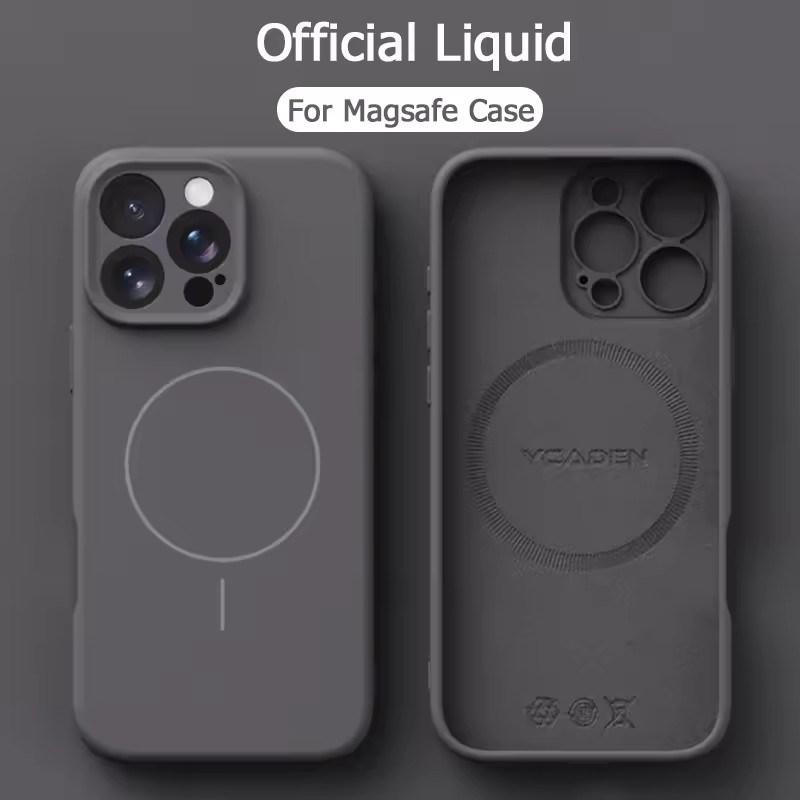 High Quality Liquid Soft Silicone For Magsafe Wireless Charge Magnetic Case For iPhone 17 16 15 14 13 12 11 Pro Max 16E Cover