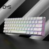 Tastatură mecanică cu 61 de taste cu efecte de iluminare RGB Design ergonomic Ajustabilă Plug-and-Play Tastatură universală cu fir pentru gaming