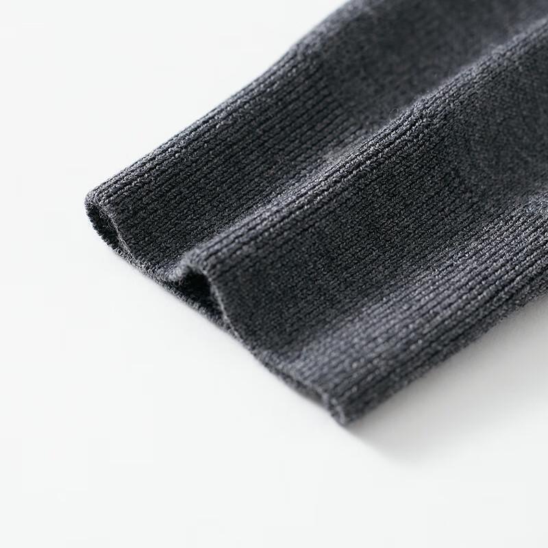 Hengyuanxiang Men's Machine Washable Round Neck 100% Wool Pullover Sweater