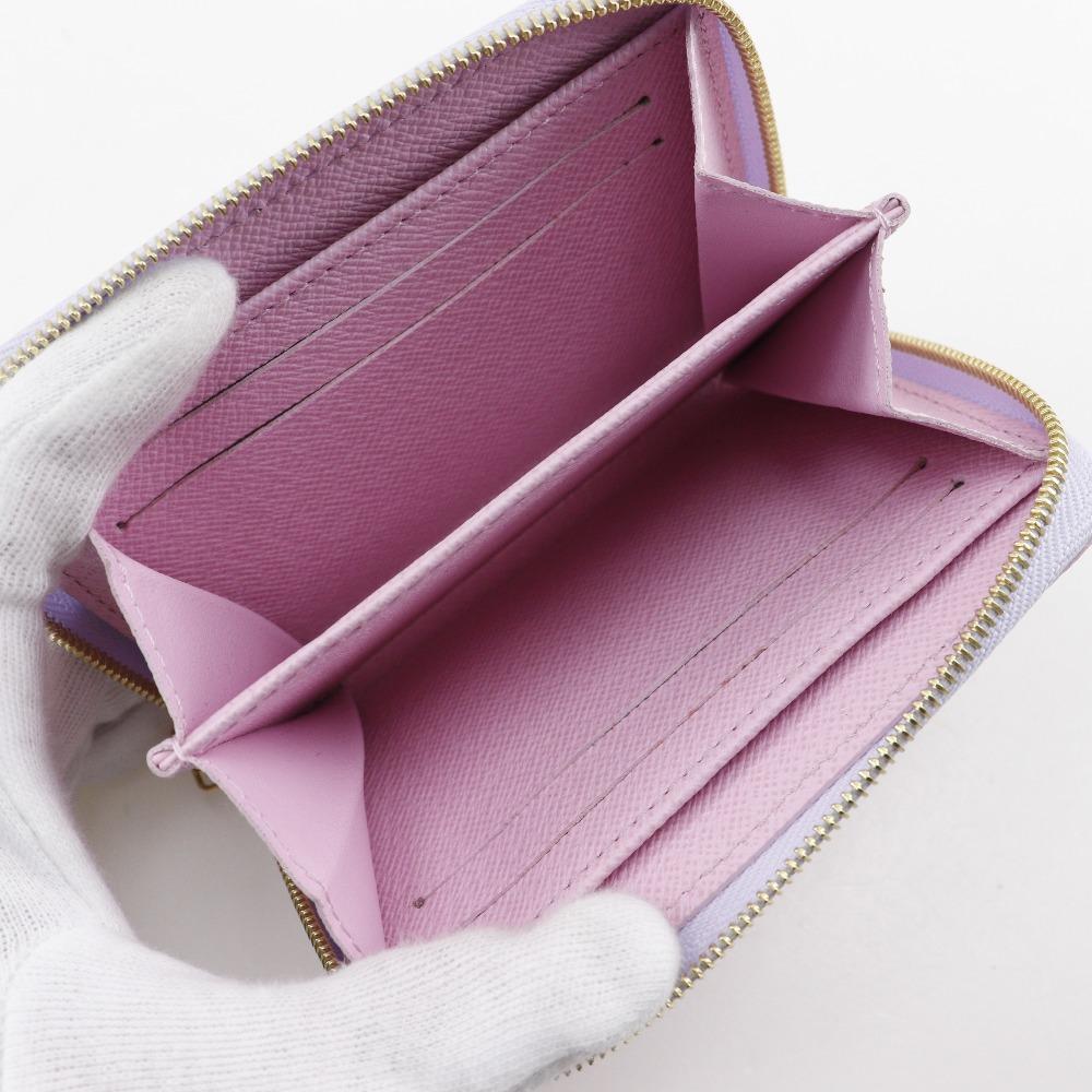 Louis Vuitton Spring In the City Coin Purse M81388 Monogram Sunrise Pastel Zippy Coin Perth Purple Monogram Canvas Women Used