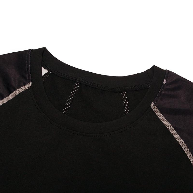 Herren Quick-Dry Langarm Sportstrumpfhose & Trainingsshirt
