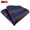 Herren Gestreiftes Polyester Seide Business Einstecktuch