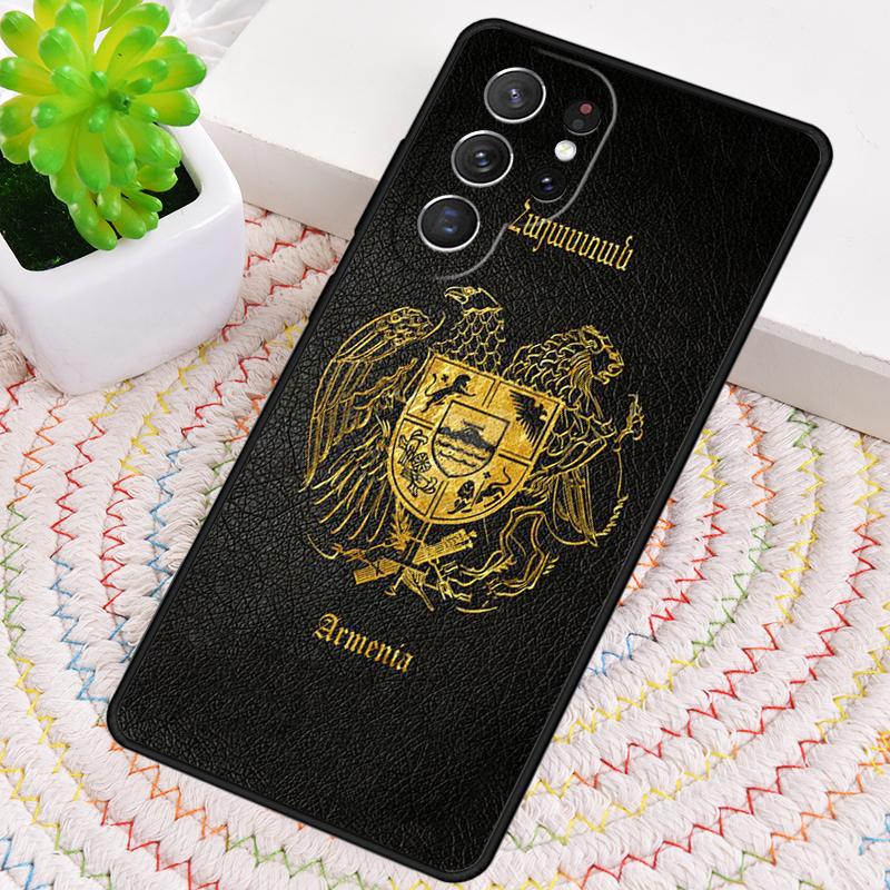 Armenian Flag Phone Case for Samsung Galaxy note 10 pro S26 Ultra S23 S24 FE S25 S21 S22 PLUS shockproof Cove