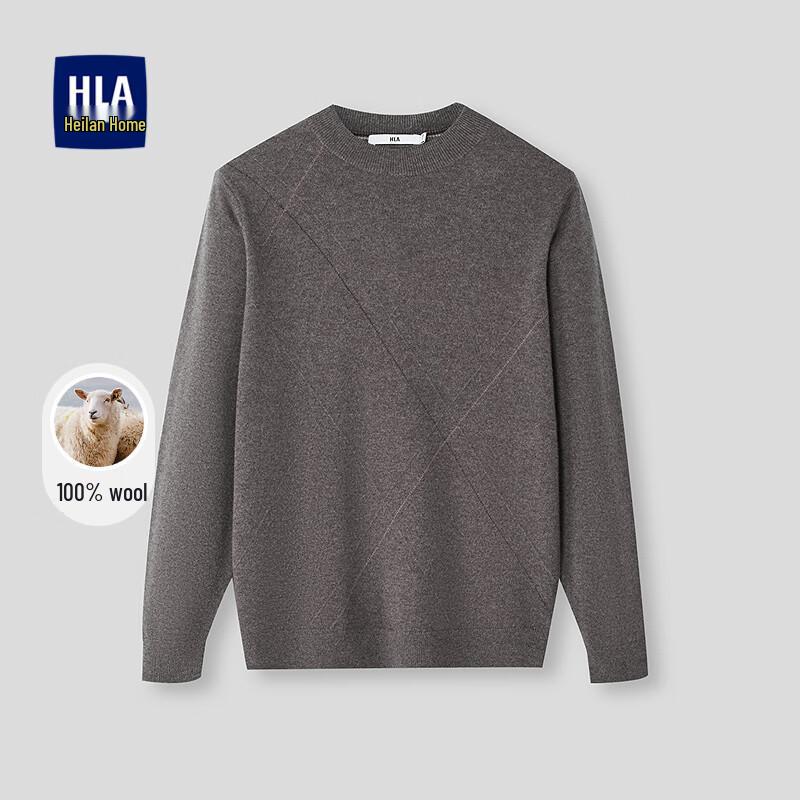 

HLA Men s Slim-Fit Pure Wool Pullover Sweater 2XL