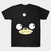 Men Black Print T-shirt Futurama Monster No-Cut Transfer Paper Print Cotton Tshirt