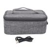 USB Heated Lunch Box, Large Capacity Waterproof Oxford Cloth Food Warmer, Lightweight Portable Heated Lunch Box for Home Office Travel
