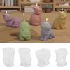 New 3D Kitten Series Silicone Candle Molds Cute Pet Cat Crafts Plaster Resin Soap Making DIY Animal Chocolate Ice Cake Tools