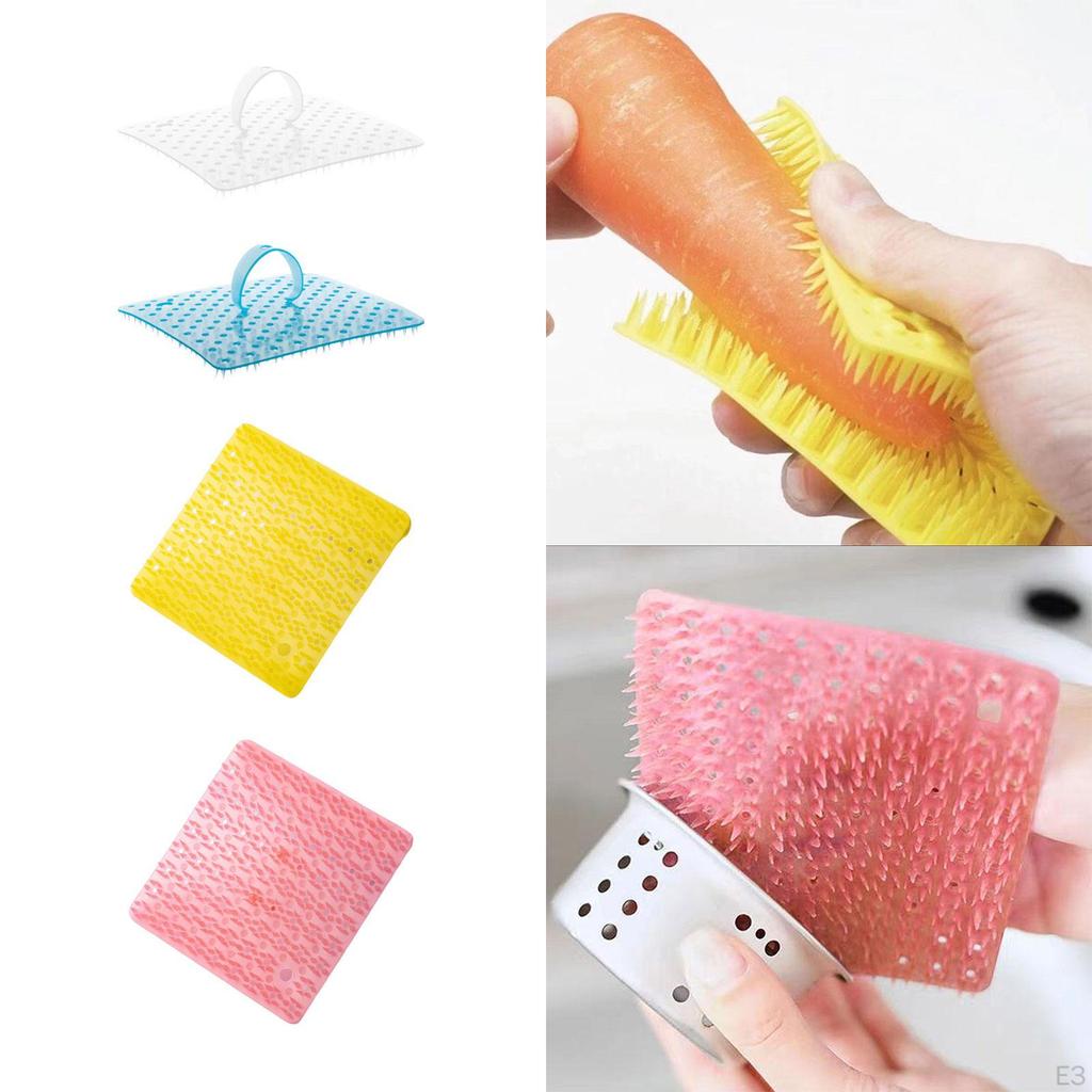Brush for , Scrubbing Fruits, Dishes, Flexible And Delicate, Brushes