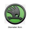 80mm 90mm ABS Emblem For Skoda Fabia 1 2 Octavia a7 RS Superb Rapid Yeti Karoq Vision Car Head Front Rear Boot Tailgate Sticker aga633