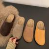 Baotou Half Slippers for Women To Wear Summer New Retro Versatile and Breathable Thick-soled Lazy Shoes