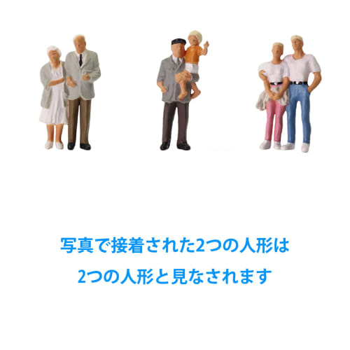 10-Piece 1:43 Diorama Collection Human Figures, O-Gauge Painted Figures for Railway Models, Building Models, and Dioramas, P43 (P4306)