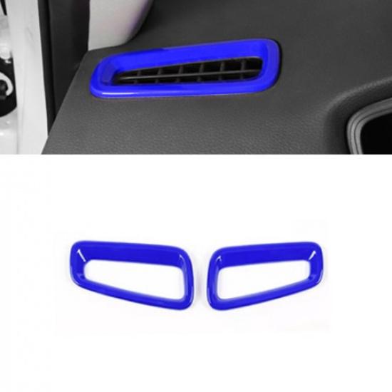 Dashboard L&R Air Outlet Vent Cover For Honda Civic 11th - Bright Blue