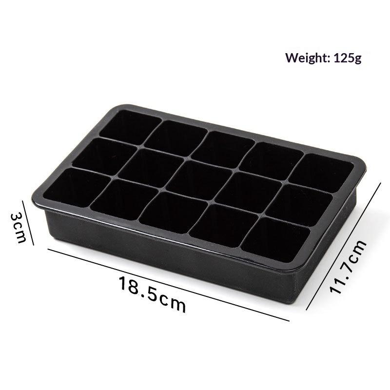 Food Grade Silicone Ice Tray 4/6 Grid Large Cubes Perfect for Summer Parties