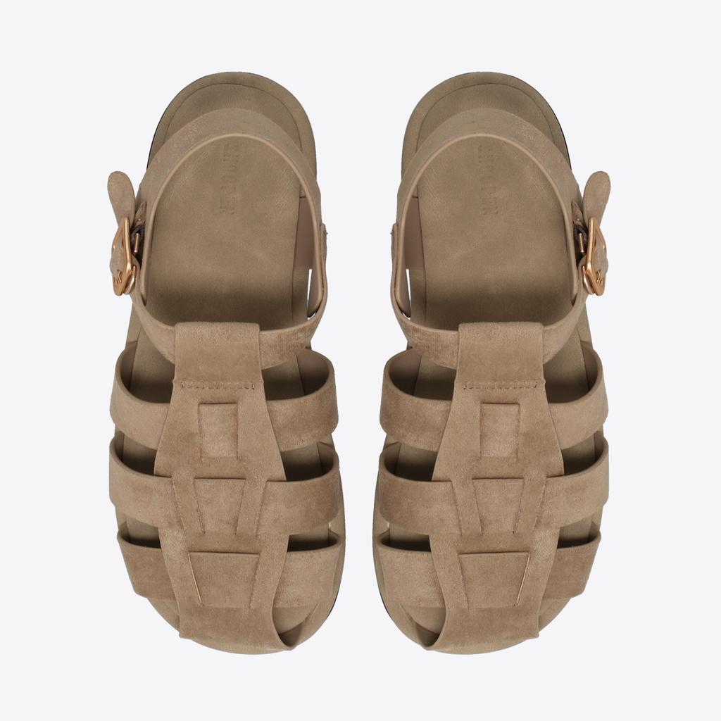 Shoopen Wide Fisherman Flat Sandals (2Cm) Hpwwngs517
