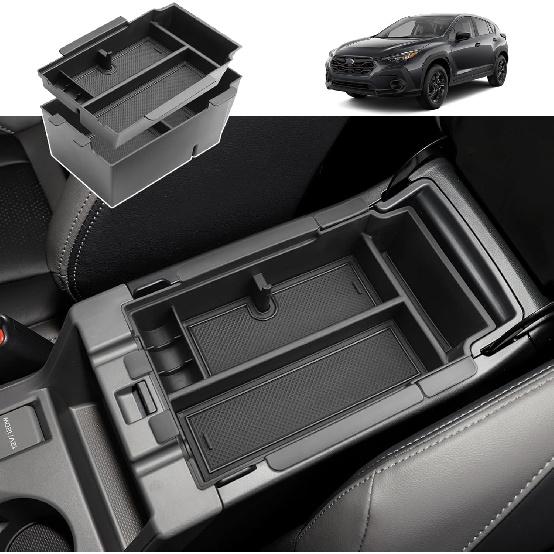 2024 2025 2026 Prologue Console Organizer Lower for Honda Prologue (EX/Touring/Elite), Durable ABS Plastic&Anti-Slip Rubber 2026 Prologue Console чёрный