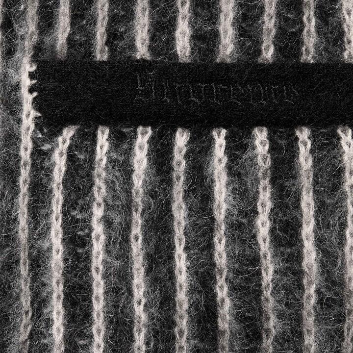 Supreme 2-Tone Mohair Cardigan Black