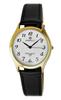 Perfect Men' 118 Gold Case, White Dial, Black Strap