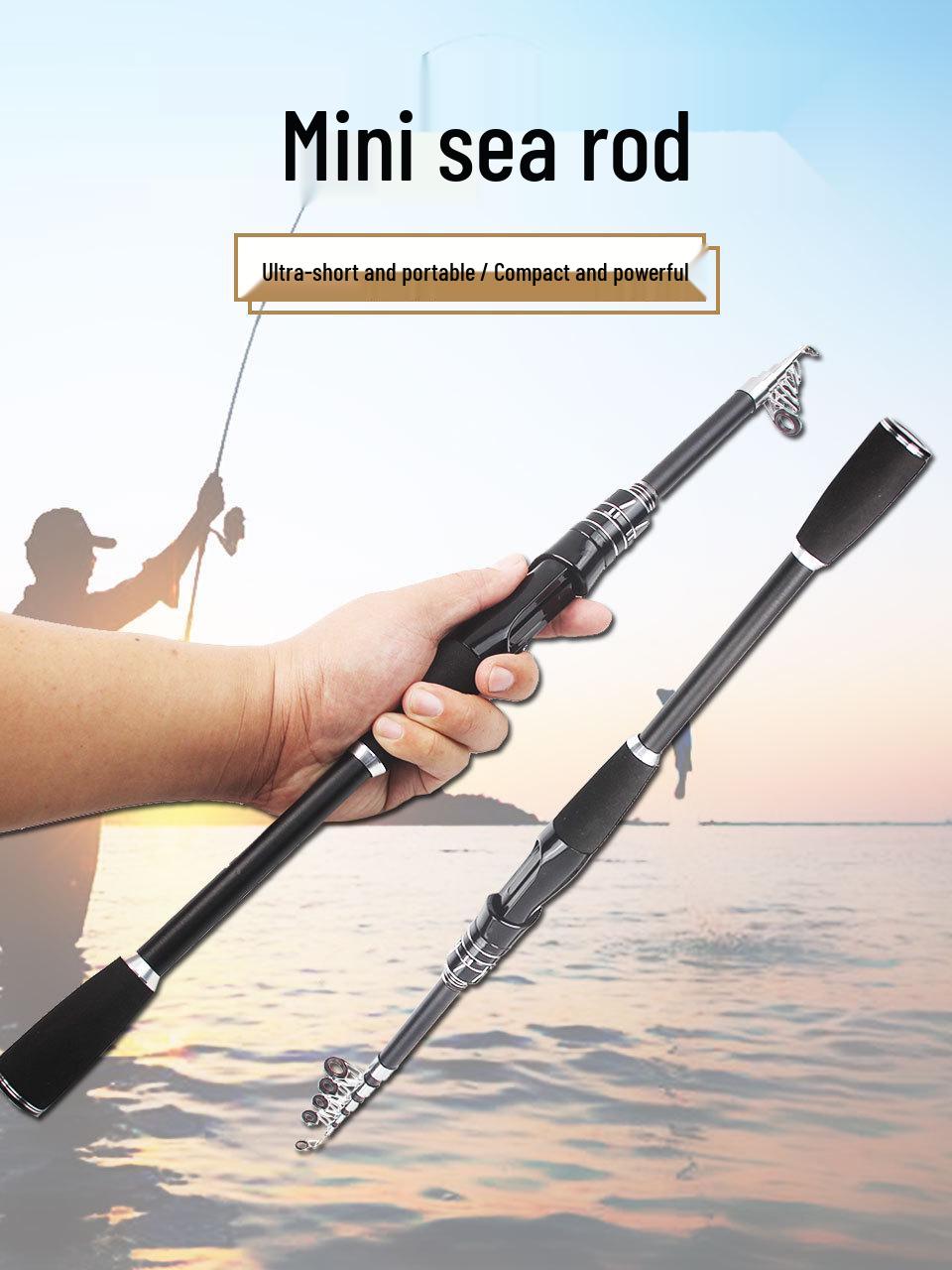 

Ультралегке телескопічне спінінгове вудилище: Портативне, багатофункціональне вудлище 2,1 м / 2,4 м Model 2.1m