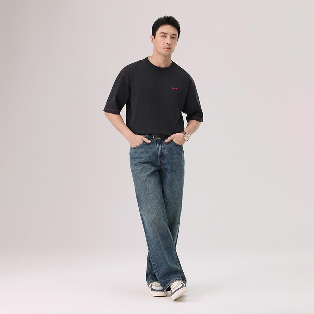 Levis Loose American Casual Short Sleeve T-Shirt Unisex tops 006PS-0002