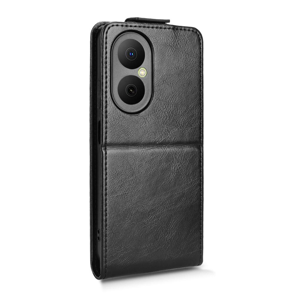 For Huawei Nova Y73 4G/Enjoy 80 Stand Case Magnetic Clasp Vertical Flip Leather Phone Cover with Card Holder