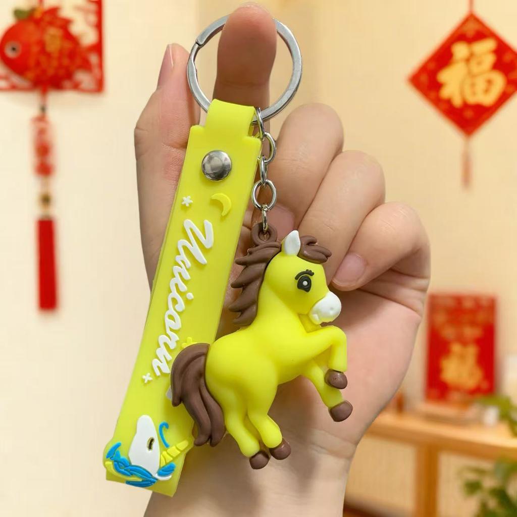 Doll Keychain 2026 Pony New Year's Zodiac Pendant Small Gift Car Bag Pendant