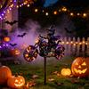 Spooky Lawn Decor for Home Halloween Motorcycle Metal Garden Stake Decor, Iron Yard Art Balcony Stakes, Waterproof Ornament Patio Decoration
