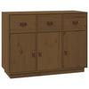 820150 vidaXL Buffet Honey Brown 100x40x75 Cm Solid Pine Wood