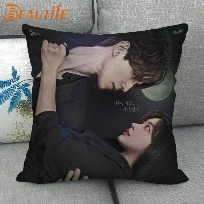 Custom Lee Dong Wook KPOP Pillowcase Wedding Decorative Cotton Linen Pillow Case For Home Pillow Cover 45X45cm One Side