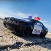 Simulation 1/32 Dodge Hellcat Police Car Die-Cast Model Pull-Back Sound and Light Collection Ornament Alloy Miniature Voiture