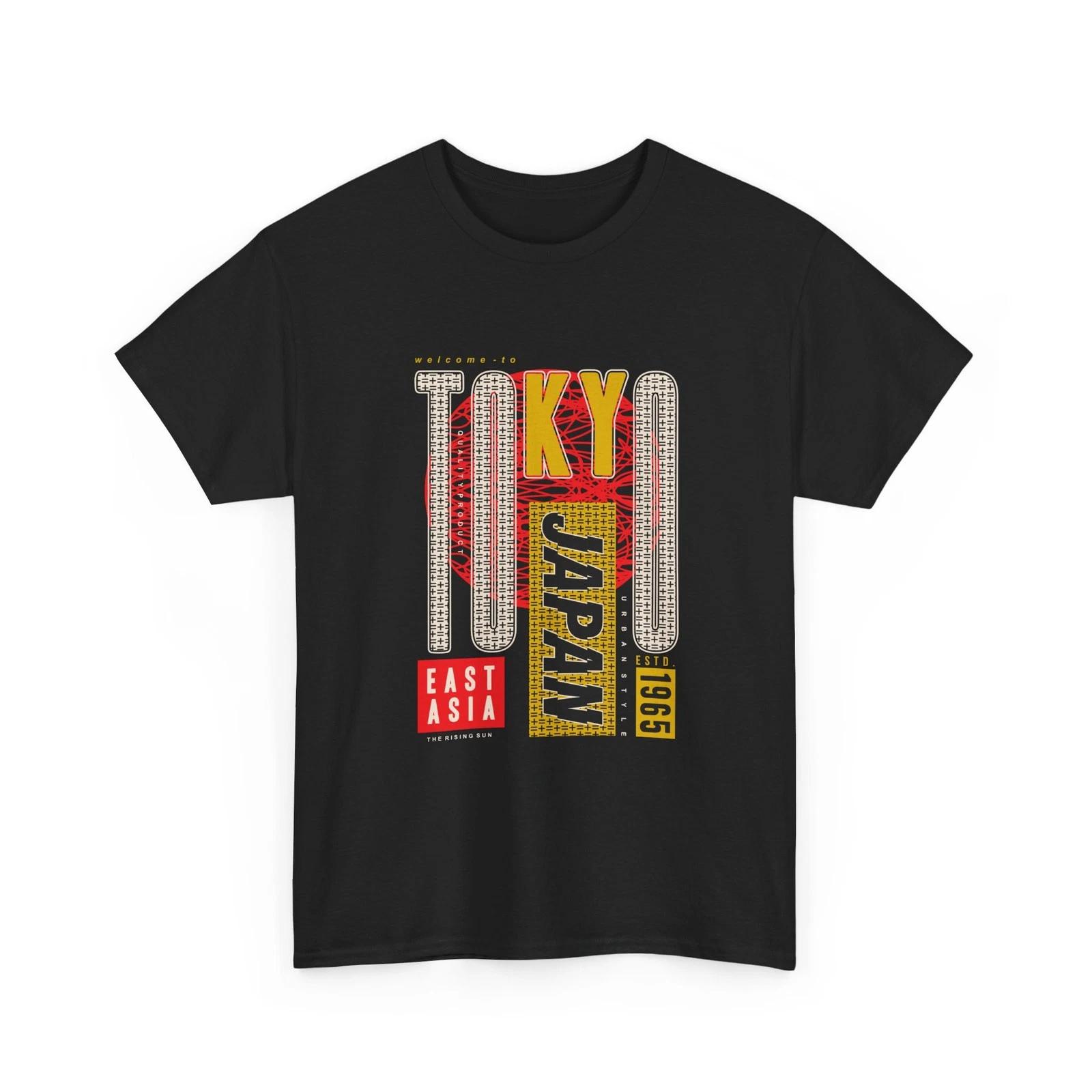 Tokyo Japan Graphic Tee | East Asia Retro Typography, Quality Cotton T-Shirt S
