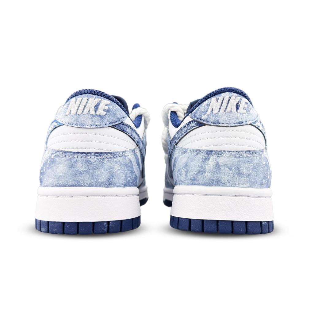 Nike Dunk Abrasion Resistant Low Top Skateboard Shoes Unisex Blue HF5441-107(Team1053-)