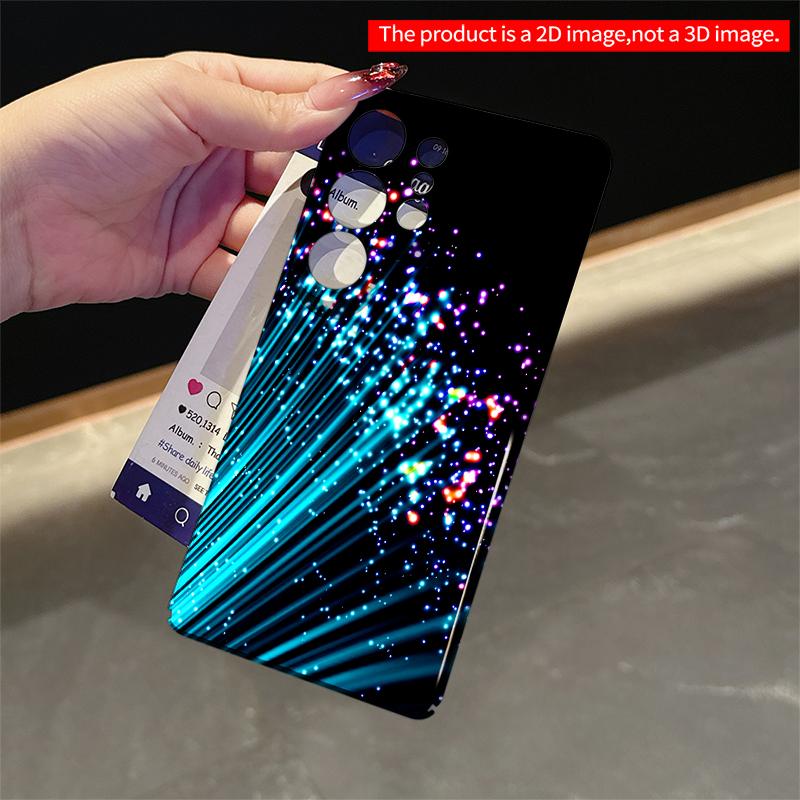 2DFlat Samsung Phone Case Fiber Optic Light Burst Phone Case Applicable To Galaxy S22 S23 S24 S25ULTRA S26 A12 A13 A14 A15 A16