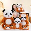 Internet Celebrity Panda Raccoon Turned Into Plush Toy Cute Sleeping Doll Girl Gift Doll Ornament