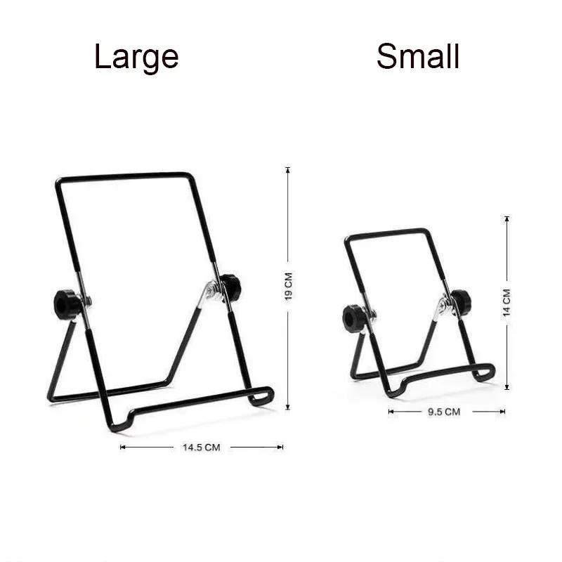 Portable Metal Tablet Stand Mount Foldable Desk Flexible Phone Stand for iPad iPhone Samsung Xiaomi Universal Work Home Travel