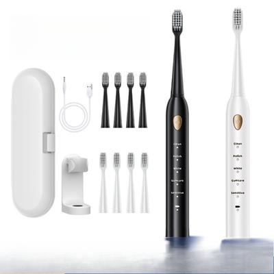 Electric Toothbrush, Rechargeable Male and Female Adult Sonic Toothbrush, Automatic Soft-bristled Waterproof Couple Toothbrush