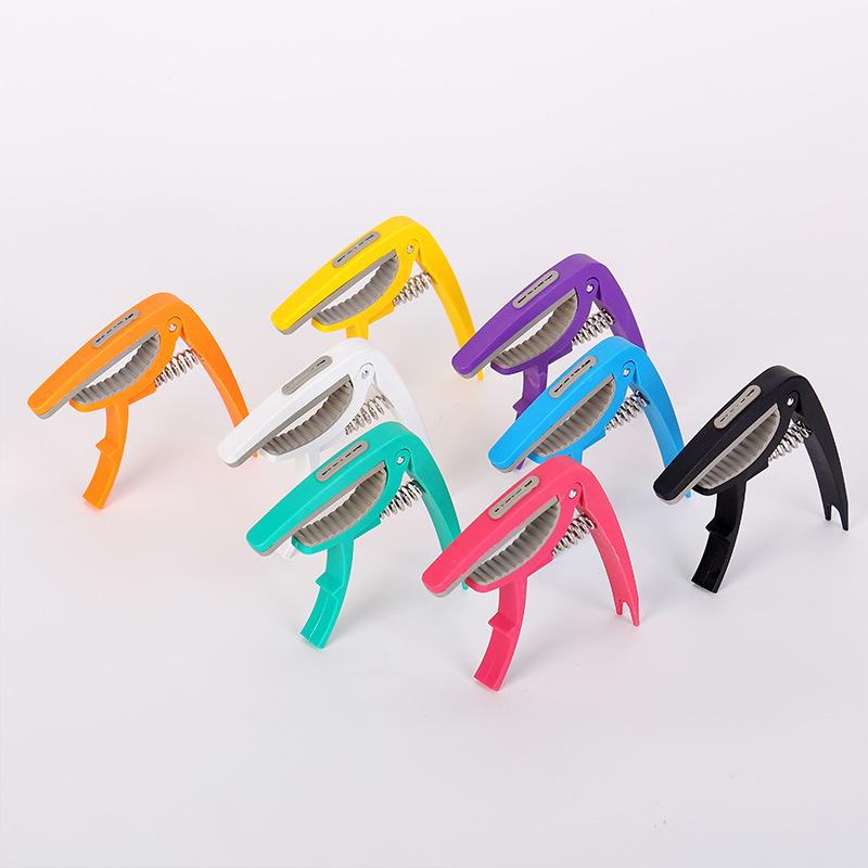 Guitar Capo for Folk, Classical, and Electric Guitars - Plastic and Metal Options Available