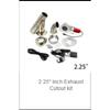 2'' 2.25'' 2.5" 3'' Exhaust Control Valve Exhaust Pipe Electric Y Pipe Exhaust Electrical Cutout Pipe with Hand-wire Wholesale
