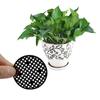 50Pcs Flower Pot Hole Mesh Pad 7.5cm Diameter Round Bonsai Pot Bottom Grid Mat Mesh Drainage Netting Hole Screen