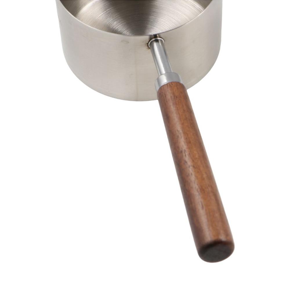 Mit Skala Milchtopf Holzgriff Kleine Soßenpfanne Haushaltsmesslöffel Schokolade