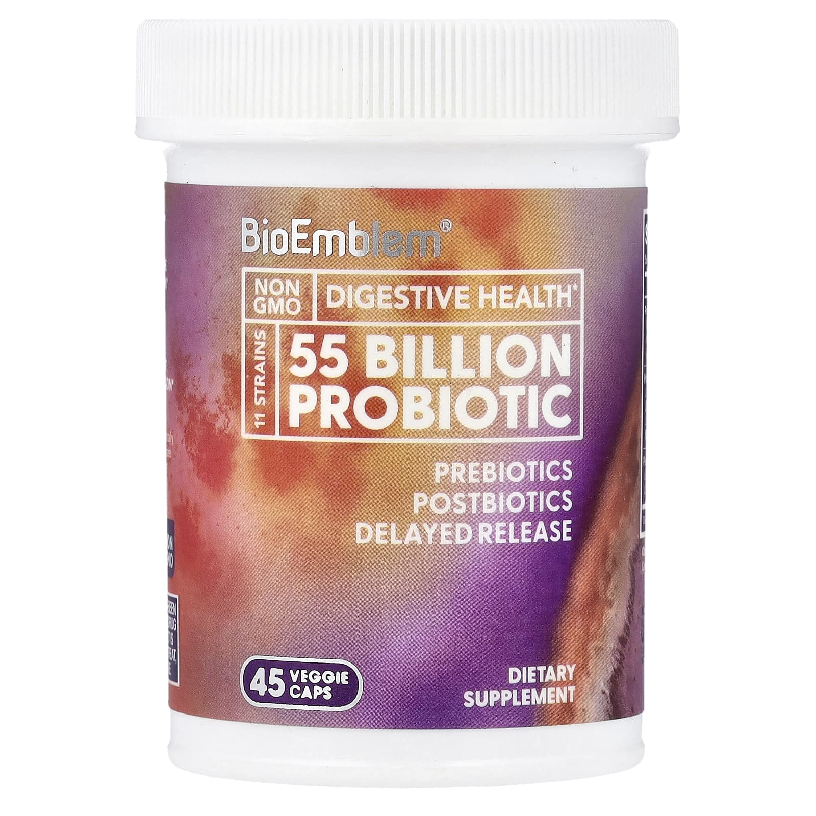 

BioEmblem, Probiotic 55 Billion, 45 Veggie Capsules